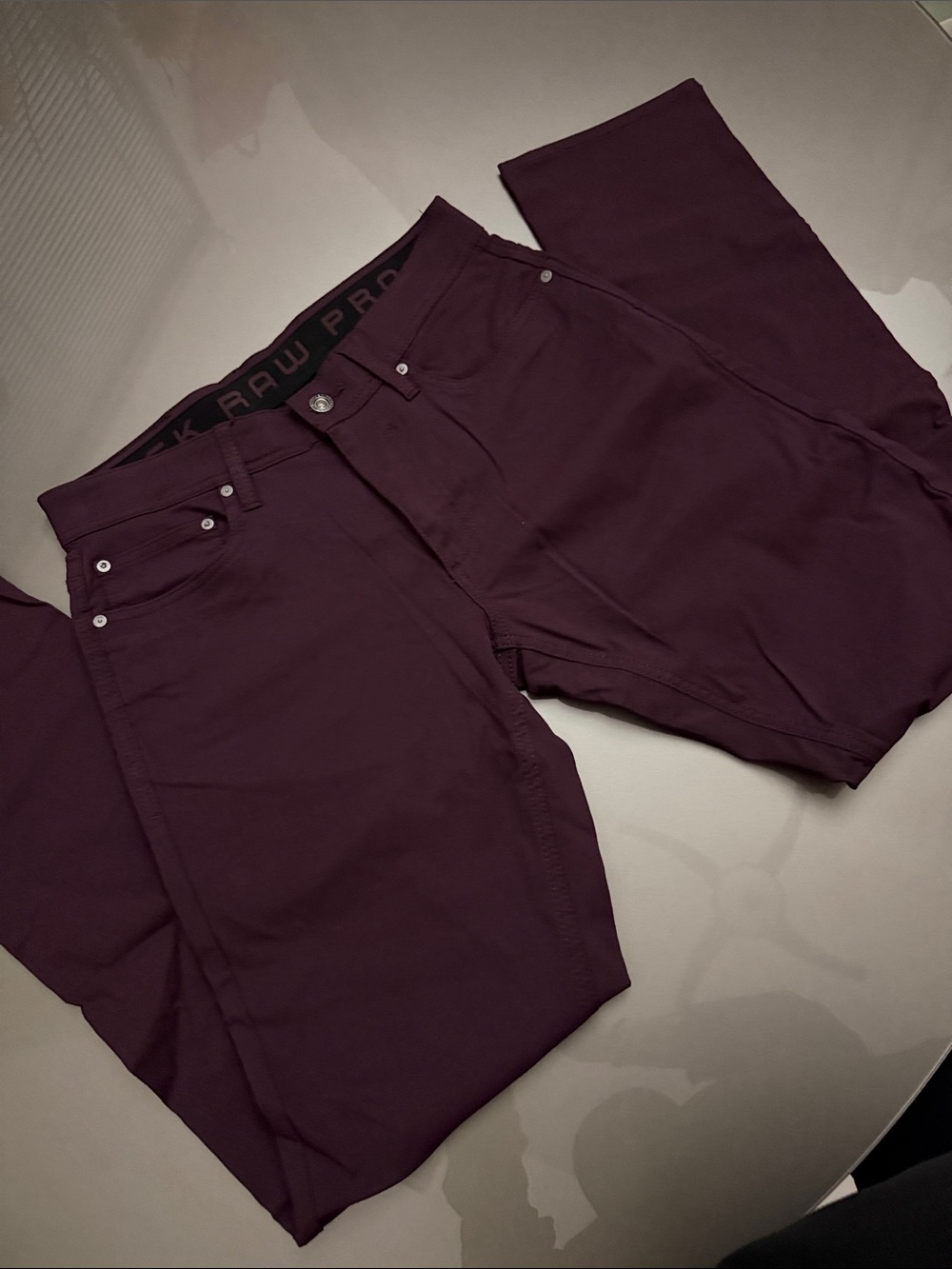 Projek Raw pant with straight legs classic fit